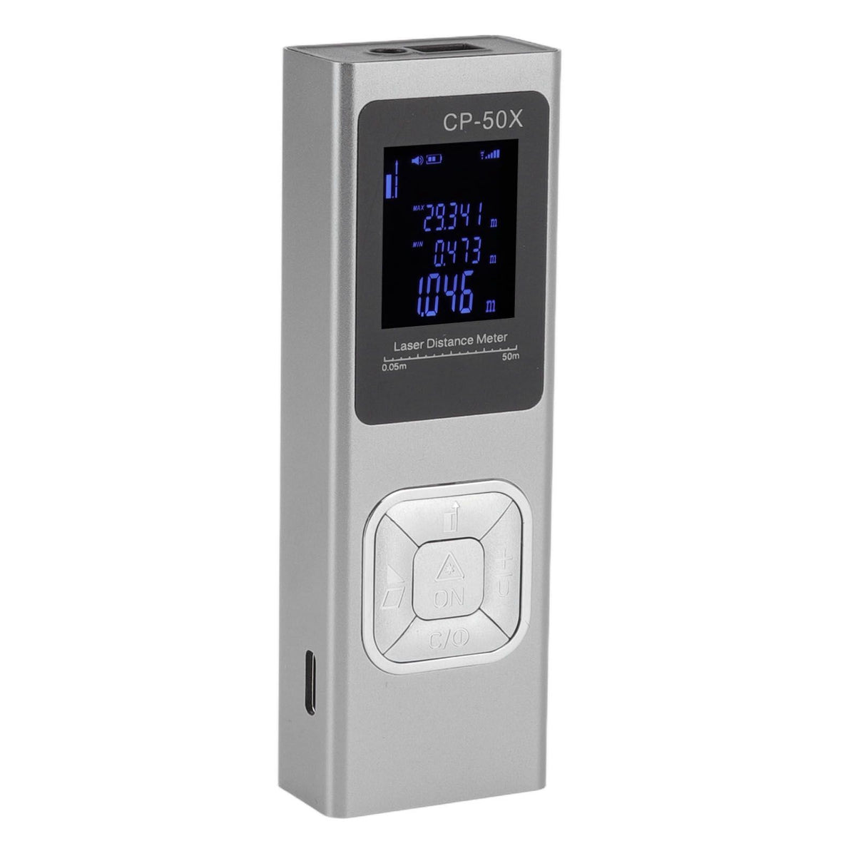 Distance Meter Accurate Voice Broadcast Small Electronic Ruler Handheld Rangefinder for Indoor 164ft