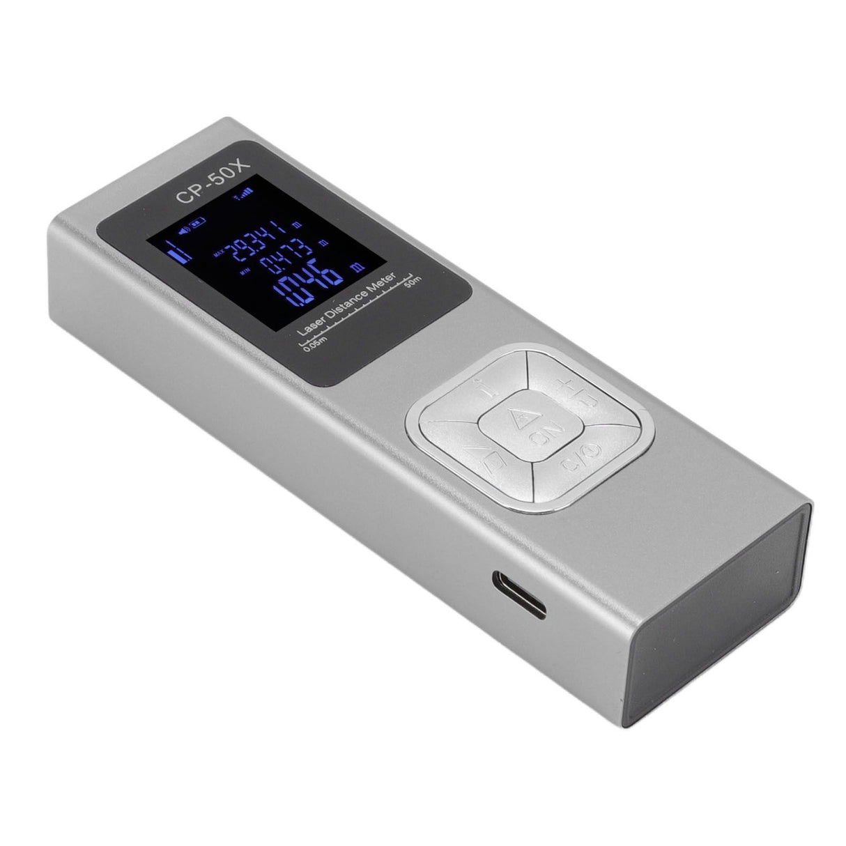 Distance Meter Accurate Voice Broadcast Small Electronic Ruler Handheld Rangefinder for Indoor 164ft
