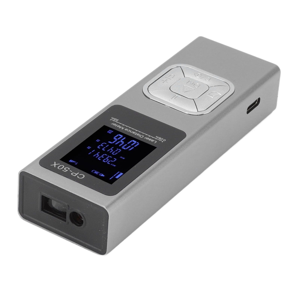 Distance Meter Accurate Voice Broadcast Small Electronic Ruler Handheld Rangefinder for Indoor 164ft