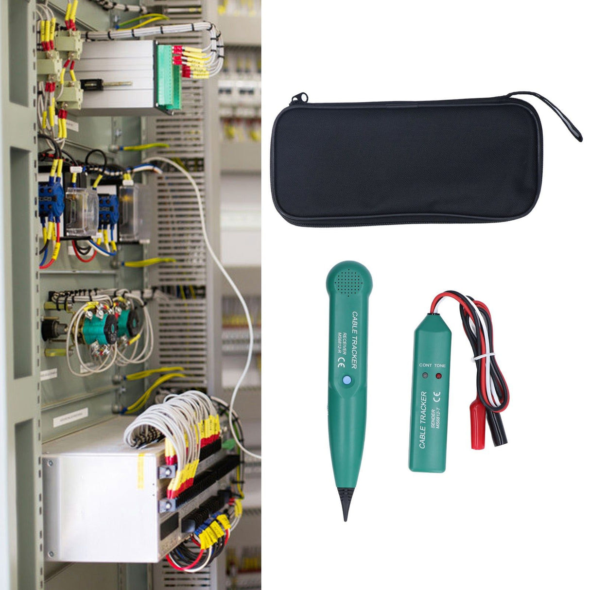 Cable Tester Professional Sturdy Line Finder Wire Tracer Cable Detector Telephone Lines Testing Tool