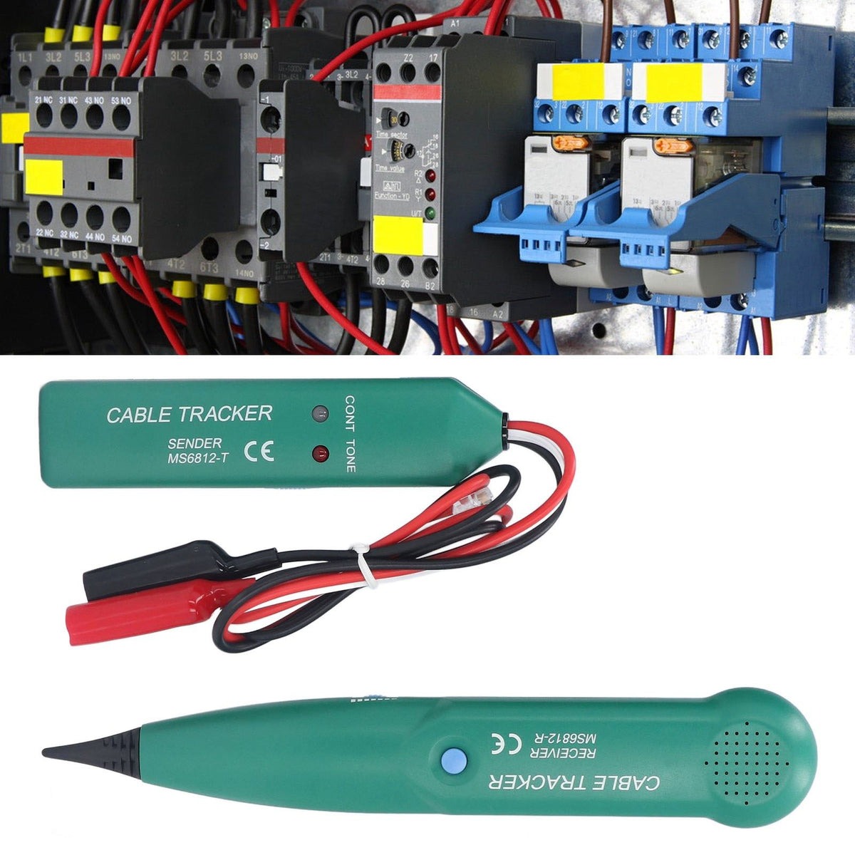 Cable Tester Professional Sturdy Line Finder Wire Tracer Cable Detector Telephone Lines Testing Tool