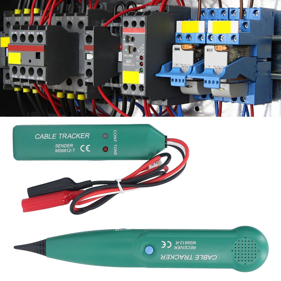 Cable Tester Professional Sturdy Line Finder Wire Tracer Cable Detector Telephone Lines Testing Tool