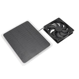 10W Solar Panel Fan Kit Lightweight Solar Charger Panel Fan for Greenhouse Pet House Tree House - 45-Degree Angle