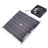 Solar Panel Fan Lightweight Portable Solar Powered Fan Kit for Cars RVs Travel Home 12W