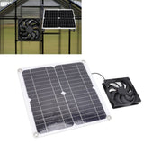 Solar Panel Fan Lightweight Portable Solar Powered Fan Kit for Cars RVs Travel Home 12W