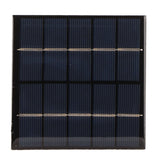 1.2W 5V DIY Solar Epoxy Panel Polysilicon Photovoltaic Charging Panel for 3.7V Battery