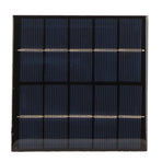 1.2W 5V DIY Solar Epoxy Panel Polysilicon Photovoltaic Charging Panel for 3.7V Battery