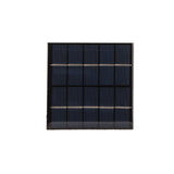 1.2W 5V DIY Solar Epoxy Panel Polysilicon Photovoltaic Charging Panel for 3.7V Battery - Front View