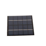 1.2W 5V DIY Solar Epoxy Panel Polysilicon Photovoltaic Charging Panel for 3.7V Battery