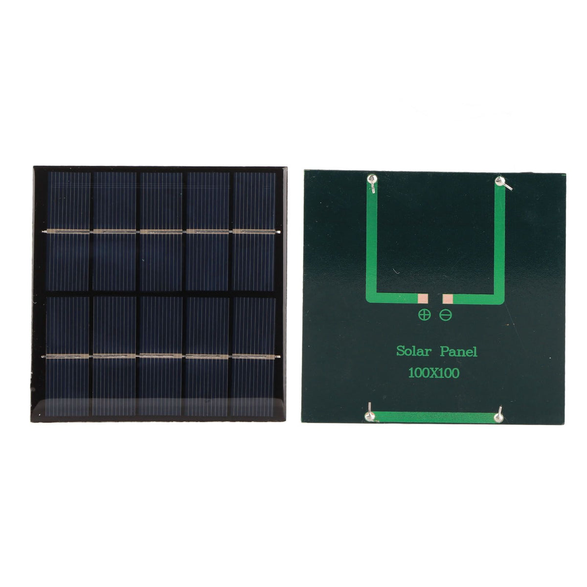 1.2W 5V DIY Solar Epoxy Panel Polysilicon Photovoltaic Charging Panel for 3.7V Battery