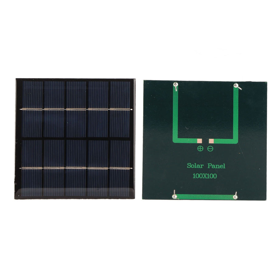 1.2W 5V DIY Solar Epoxy Panel Polysilicon Photovoltaic Charging Panel for 3.7V Battery