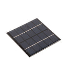 1.2W 5V DIY Solar Epoxy Panel Polysilicon Photovoltaic Charging Panel for 3.7V Battery