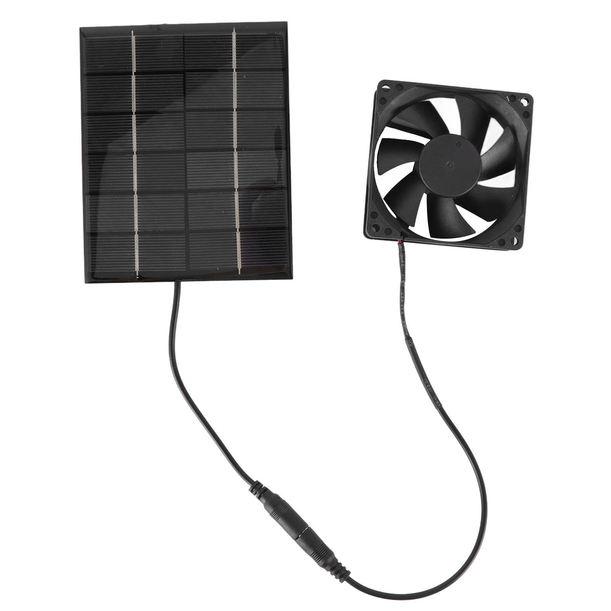 Solar Panel Fan Exhaust Air Ventilation Heat Dissipation Tool for Greenhouse Shed