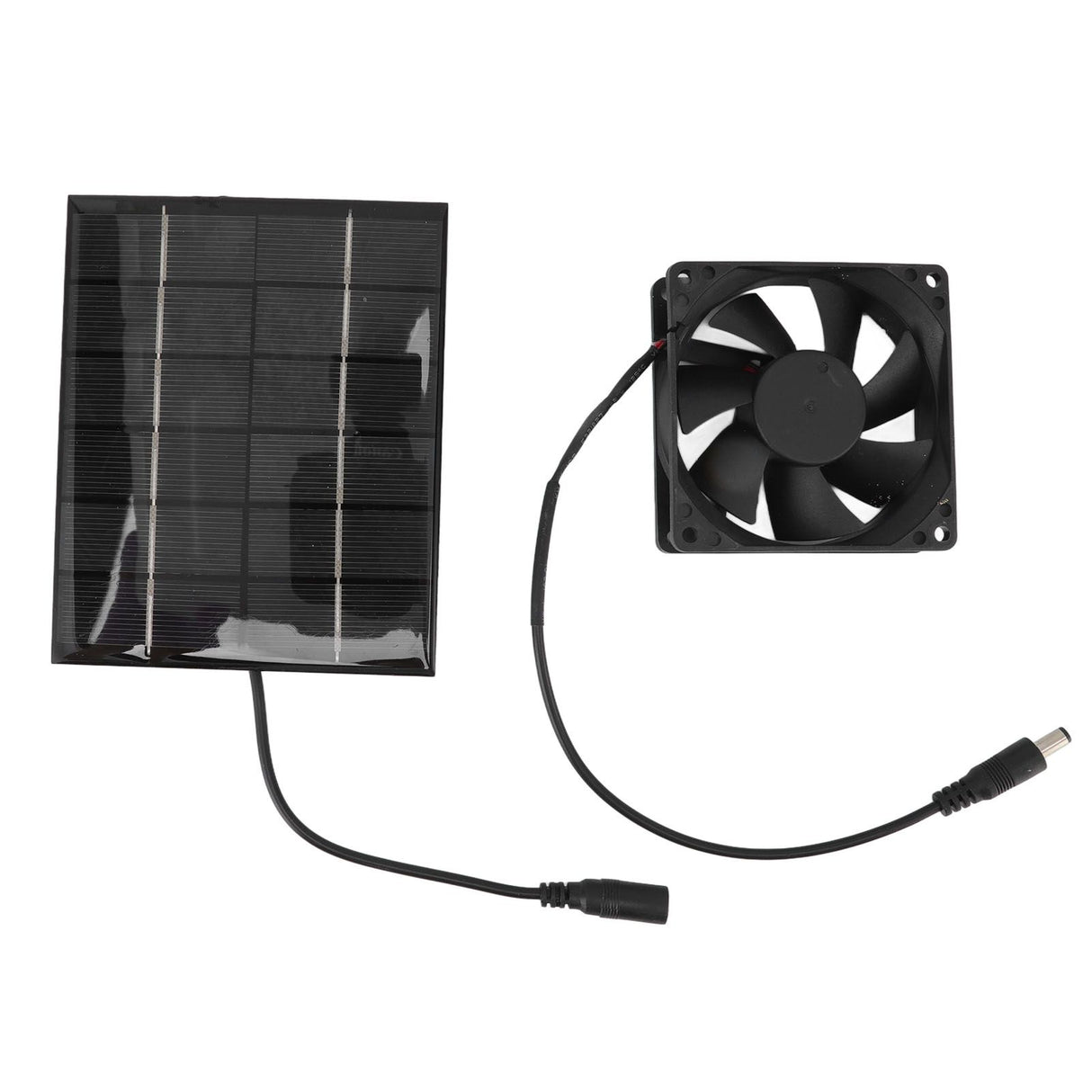 Solar Panel Fan Exhaust Air Ventilation Heat Dissipation Tool for Greenhouse Shed