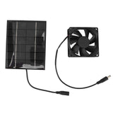 Solar Panel Fan Exhaust Air Ventilation Heat Dissipation Tool for Greenhouse Shed