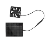 Solar Panel Fan Exhaust Air Ventilation Heat Dissipation Tool for Greenhouse Shed - Extra Image