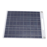 Solar Panel 13W 5V Flexible Dual USB Output Lightweight Portable Energy Saving Solar Battery Charger for Travel - Close-Up Angle