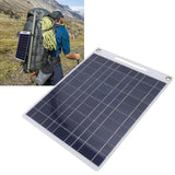 Solar Panel 13W 5V Flexible Dual USB Output Lightweight Portable Energy Saving Solar Battery Charger for Travel - Extra Image