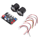 2pcs VU Level Meter Power Amplifier VU Panel Meter with Driver Board for Recording Studio 12V‑18V