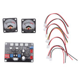 2pcs VU Level Meter Power Amplifier VU Panel Meter with Driver Board for Recording Studio 12V‑18V - Top-Down View