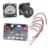 2pcs VU Level Meter Power Amplifier VU Panel Meter with Driver Board for Recording Studio 12V‑18V