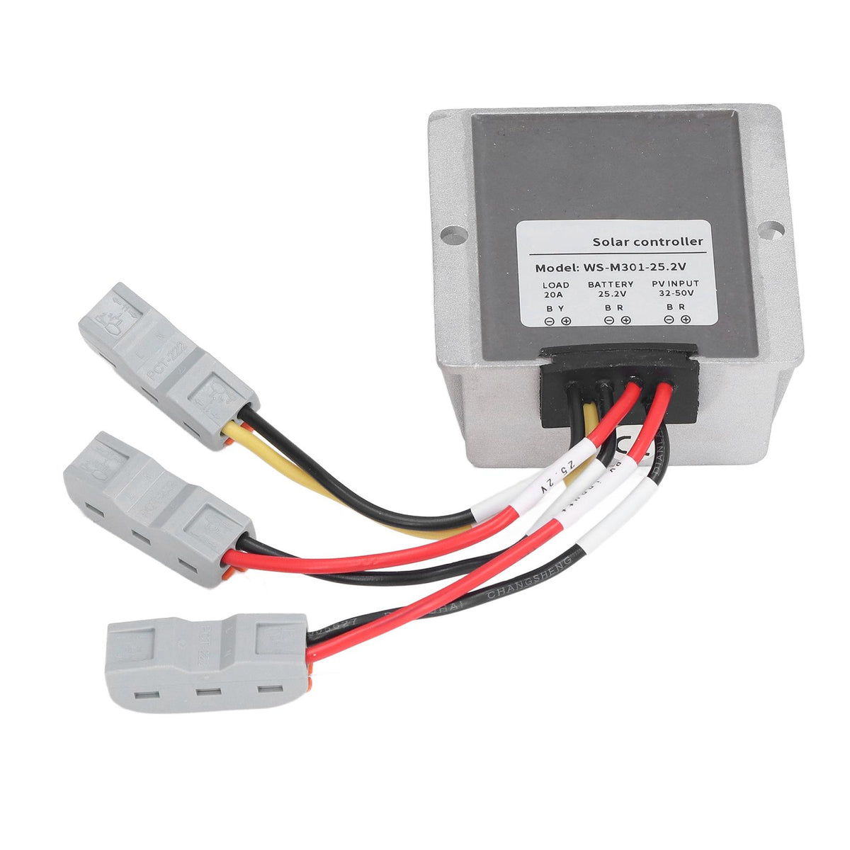 300W 20A Solar Panel Controller MPPT Night Load Output Photovoltaic Solar Controller for Street Light 25.2V