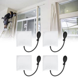 Air Alignment Pump Quick Positioning 440.9lb Loading Each Inflatable Shim Bag for Door Window Installation 4pcs - Extra Image
