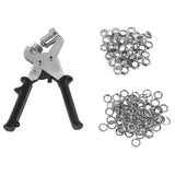 Punch Plier Belt Leather Manual Portable Hole Puncher Kit with Eyelet Buckles for Tent Awning - Extra Image
