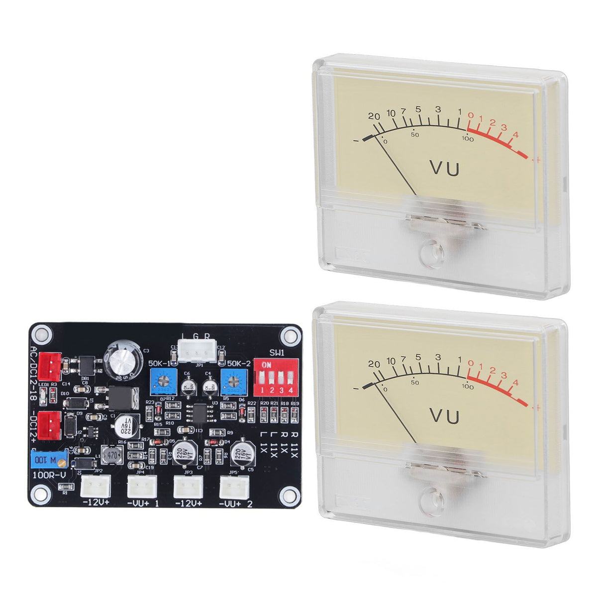 High Accuracy Power Amplifier VU Meter Preamplifier Audio Level Meter with Driver Board