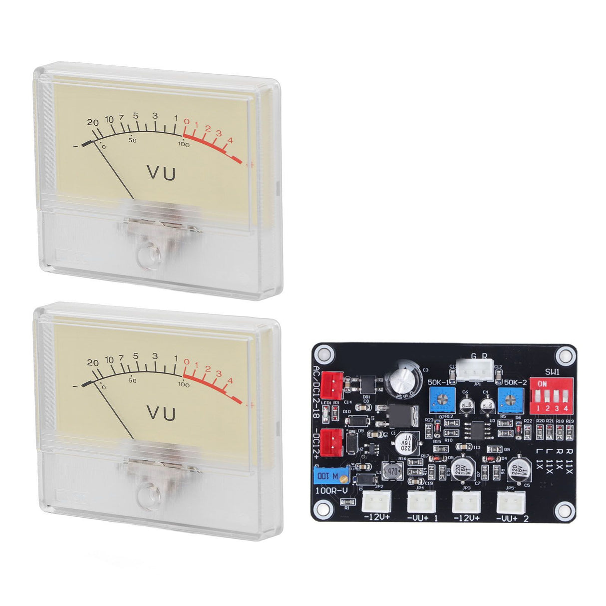 High Accuracy Power Amplifier VU Meter Preamplifier Audio Level Meter with Driver Board
