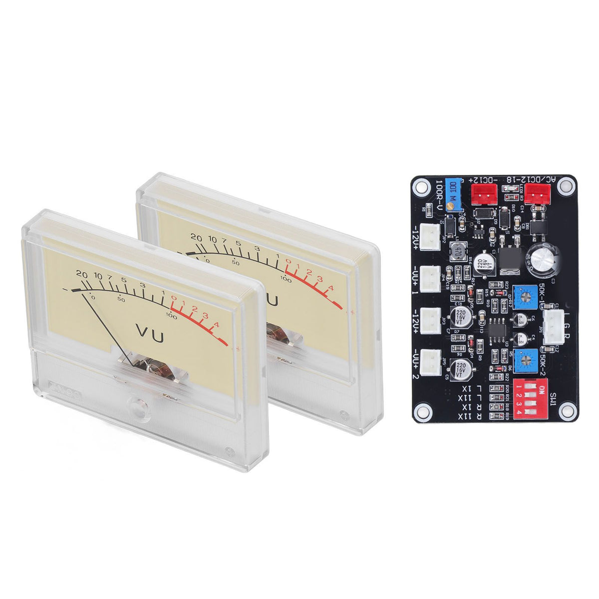 High Accuracy Power Amplifier VU Meter Preamplifier Audio Level Meter with Driver Board