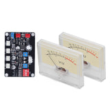 High Accuracy Power Amplifier VU Meter Preamplifier Audio Level Meter with Driver Board - Close-Up Angle