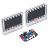 VU Meter Driver Board High Precise Adjustment Power Amplifier DB Meter with Backlit for DIY