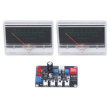 VU Meter Driver Board High Precise Adjustment Power Amplifier DB Meter with Backlit for DIY