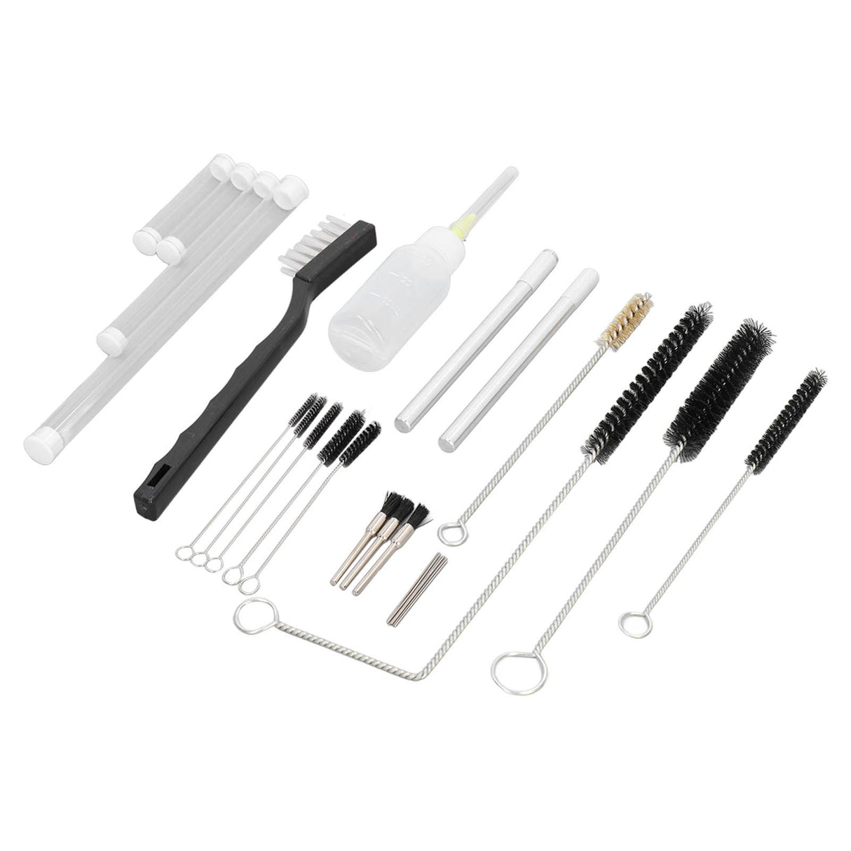 Spray Cleaning Tool Spray Repair Tools Airbrush Cleaning Kit with Lubrication Bottle Cleaning Brush Spare Needle Accessories