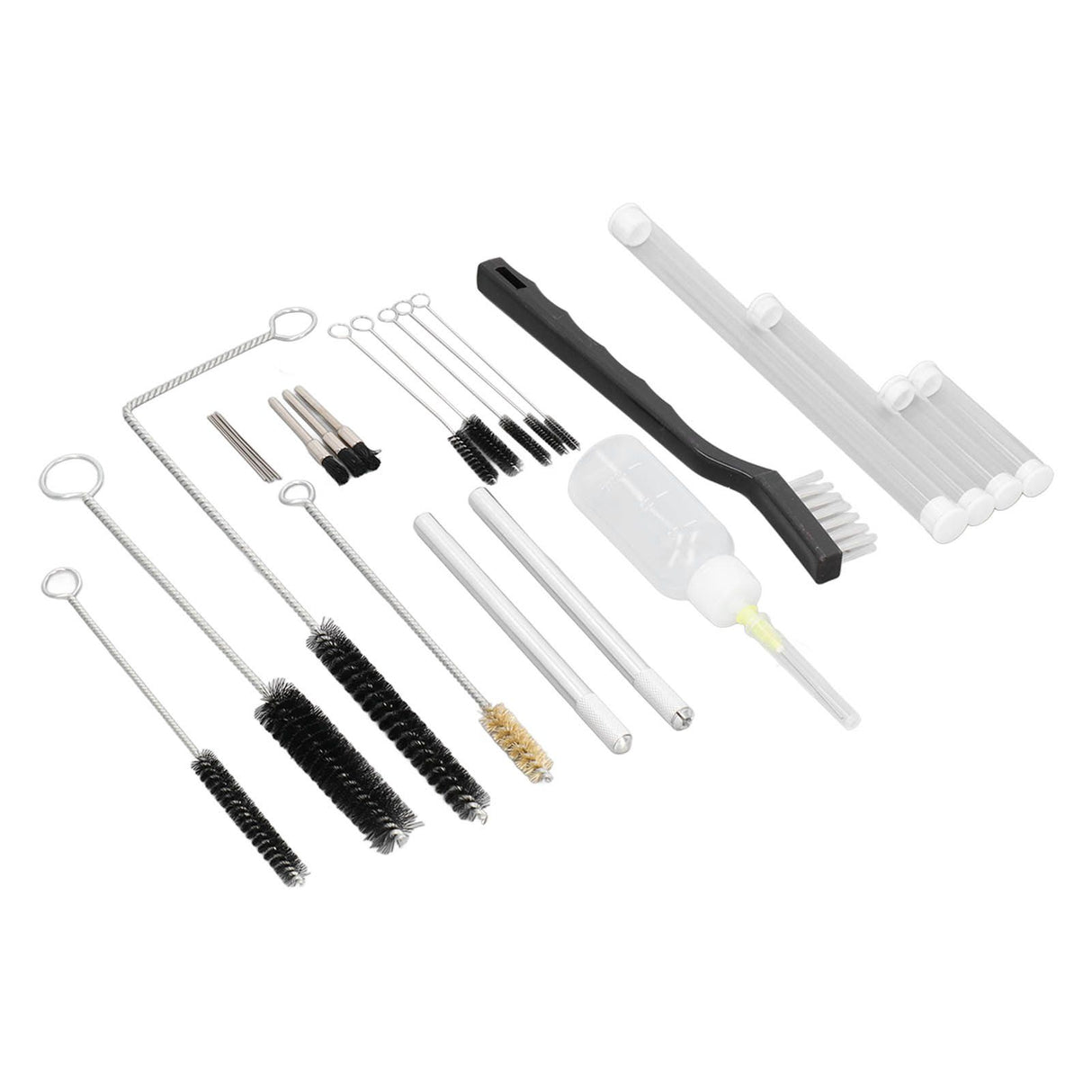 Spray Cleaning Tool Spray Repair Tools Airbrush Cleaning Kit with Lubrication Bottle Cleaning Brush Spare Needle Accessories