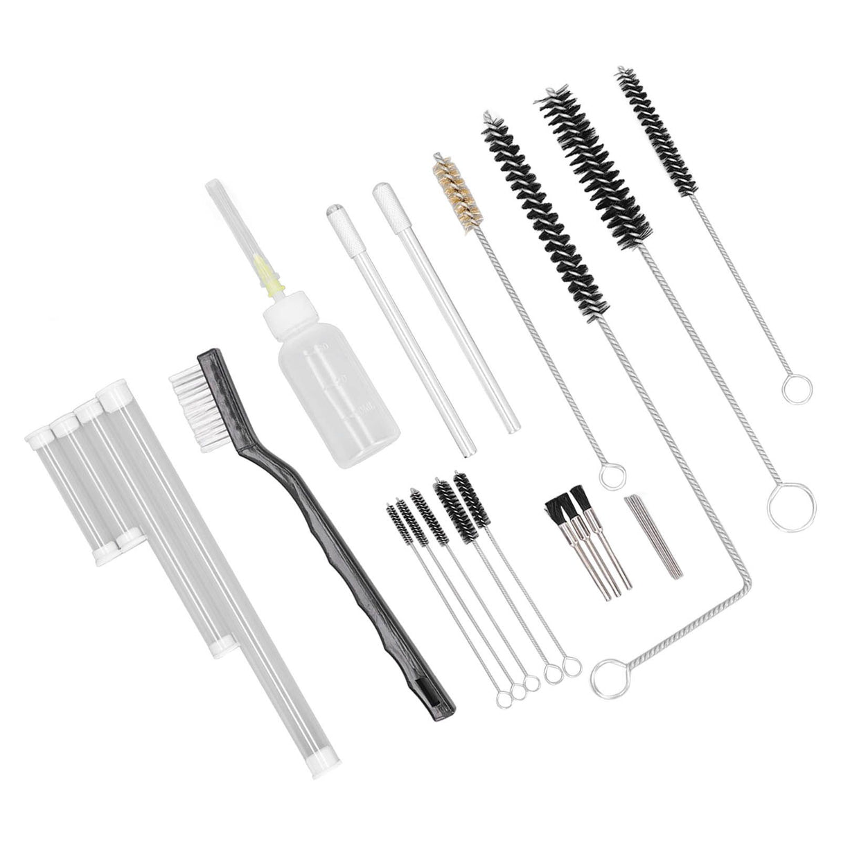 Spray Cleaning Tool Spray Repair Tools Airbrush Cleaning Kit with Lubrication Bottle Cleaning Brush Spare Needle Accessories