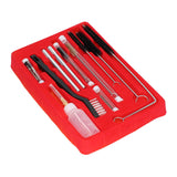 Spray Cleaning Tool Spray Repair Tools Airbrush Cleaning Kit with Lubrication Bottle Cleaning Brush Spare Needle Accessories - Low Angle