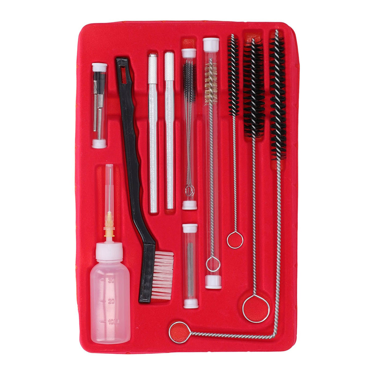 Spray Cleaning Tool Spray Repair Tools Airbrush Cleaning Kit with Lubrication Bottle Cleaning Brush Spare Needle Accessories