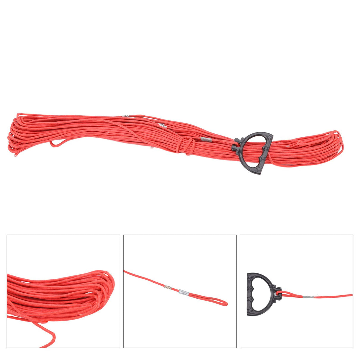 Nylon Rope Multipurpose Industrial Scale Measuring Rope with Inside Steel Wire for Construction 30m/1181.1in