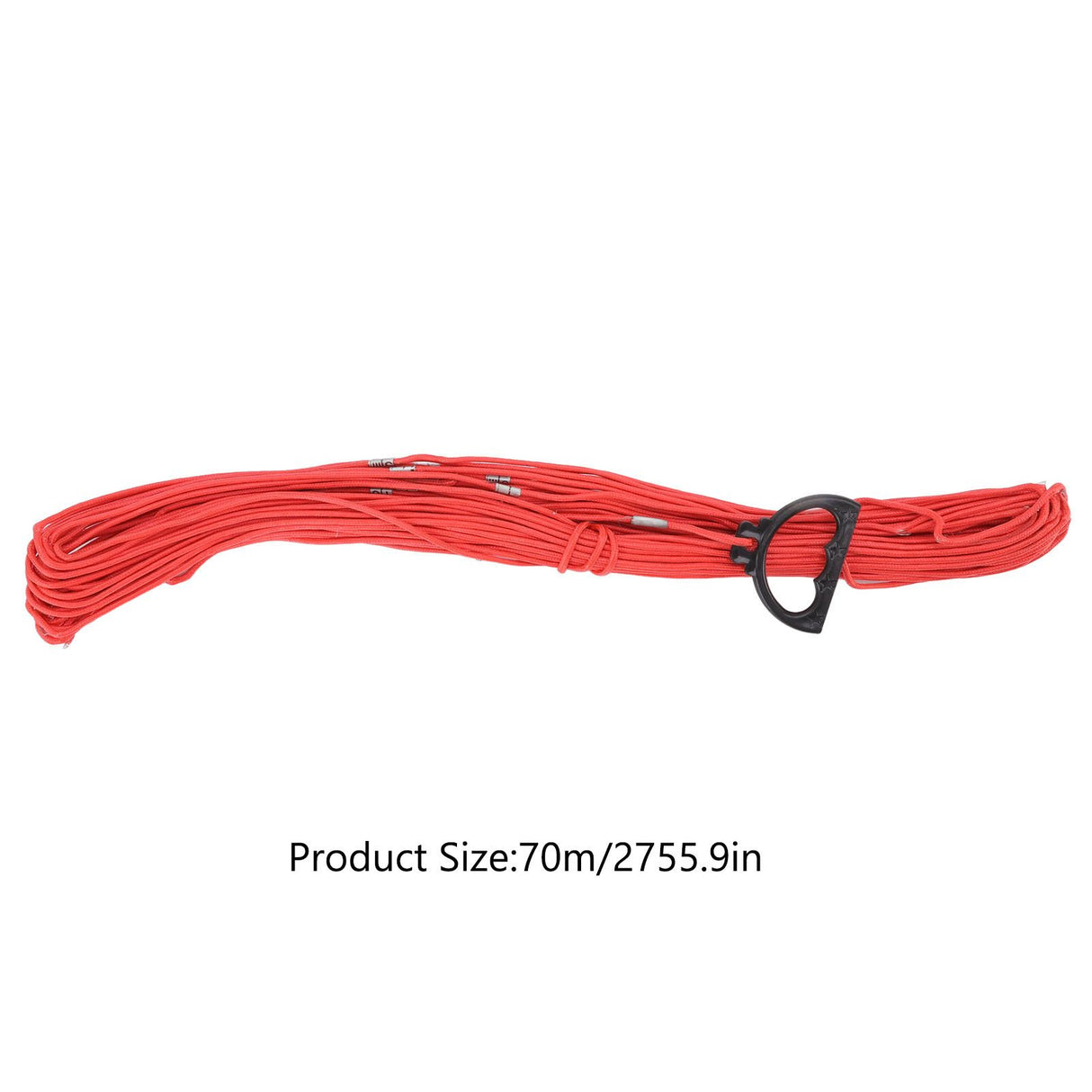 Nylon Rope Multipurpose Industrial Scale Measuring Rope with Inside Steel Wire for Construction 70m/2755.9in