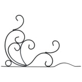 Hanging Plants Bracket Wall Mounted Iron Decorative Planter Hook Hanger with Screws for Living Room Balcony