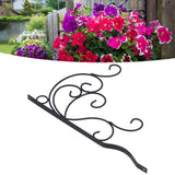 Hanging Plants Bracket Wall Mounted Iron Decorative Planter Hook Hanger with Screws for Living Room Balcony