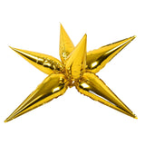 24Pcs Aluminum Foil Balloons Set Explosion Star Balloons for Wedding Celebration Holiday Party Arrangement Decoration - Extra Image
