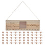 Wooden Craft Calendar Multi Purpose Stylish Complete Tools Wooden DIY Calendar for Gifts Decorations