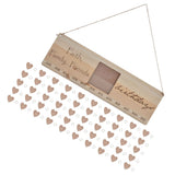 Wooden Craft Calendar Multi Purpose Stylish Complete Tools Wooden DIY Calendar for Gifts Decorations