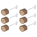 20Pcs Premium Wood Place Card Holders with Swirl Wire Name Cards Photo Holders for Wedding Birthday Festival - Extra Image