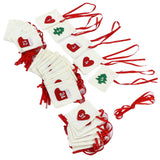 Christmas Advent Calendar Bags 31 Days Hanging Countdown Felt Gift Pockets for Party Festival Decoration