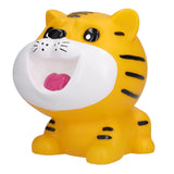 Piggy Bank Anti Fall Waterproof Cartoon Money Saving Box for Boys Girls Kids Birthday Gift(Big Hip Hop Tiger Open Your Eyes ) - Top-Down View