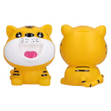 Piggy Bank Anti Fall Waterproof Cartoon Money Saving Box for Boys Girls Kids Birthday Gift(Big Hip Hop Tiger Open Your Eyes ) - Rear View